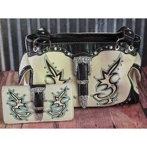 P & G Concealed Weapon Matching Handbag And Wallet Western Style